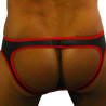 Rude Rider Jockstrap néoprène Noir-Rouge